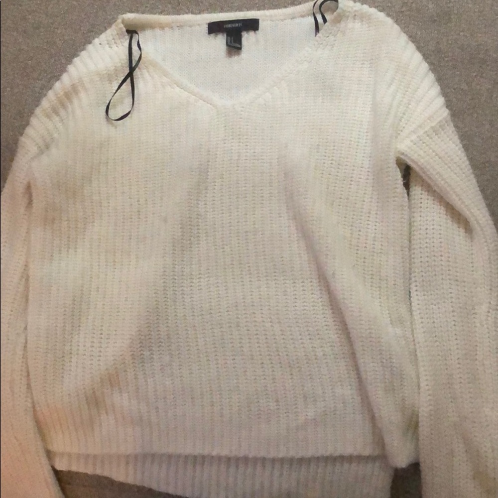 Forever 21 fuzzy sweater